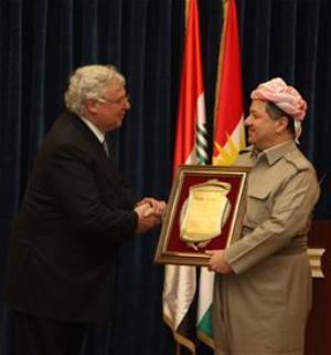 Президент Барзани получил награду от Университета Тафтса
