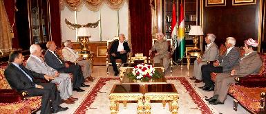 Президент Барзани принял турецко-курдских политиков