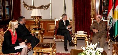 Президент Барзани принял британских дипломатов