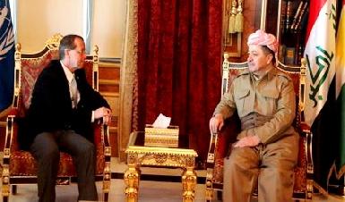Президент Барзани обсудил ситуацию в Ираке с представителем генсека ООН