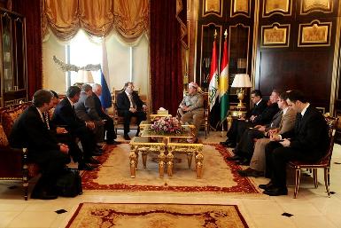 Президент Барзани приветствует замминистра иностранных дел России 
