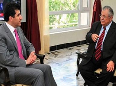 Нечирван Барзани посетил Талабани в Германии 