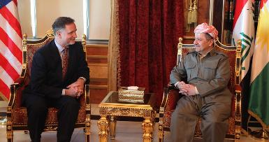 Президент Барзани встретился с послом США в Ираке Робертом Бикрофтом 
