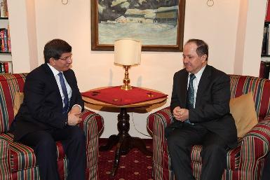 Масуд Барзани и Ахмед Давутоглу провели переговоры  