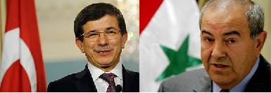 Министр Давутоглу провел встречу с Аллави для переговоров по иракскому кризису и Сирии 