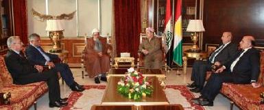 Президент Барзани принял делегацию Иракского национального альянса