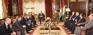 Президент Барзани встретился с российской делегацией 