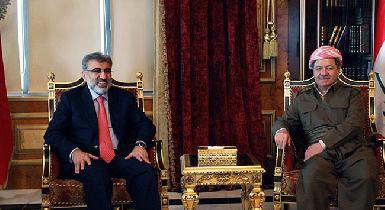 Президент Барзани встретился с министром энергетики Турции 