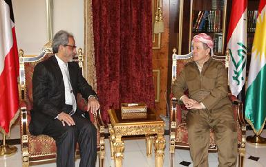 Президент Барзани встретился с послами Кувейта и Японии 