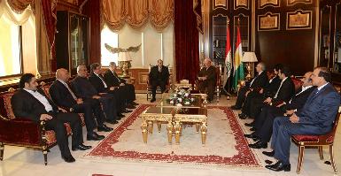 Президент Барзани встретился с главой Сирийской национальной коалиции 