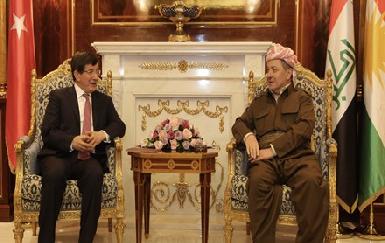 Президент Курдистана и глава МИД Турции встретились в Эрбиле 