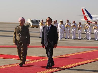 В Эрбиле прошла встреча президента Франции и президента Курдистана