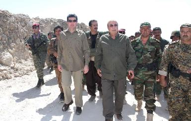 Премьер-министр Барзани посетил линию фронта 