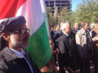 Митинг в поддержку жителей Кобани против террористов прошел в Бишкеке