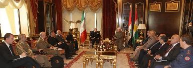Президент Барзани принял итальянскую военную делегацию