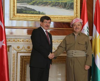 Президент Курдистана принял премьер-министра Турции