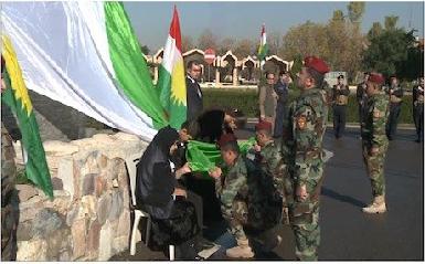 В День национального флага курды проявляют солидарность с пешмерга
