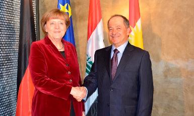 Президент Курдистана встретился с канцлером Германии 