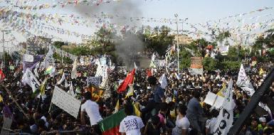 КРГ выступило с осуждением теракта на митинге в Турецком Курдистане