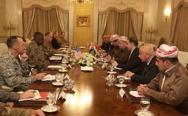 Президент Барзани встретился с главой центрального командования США генералом Остином