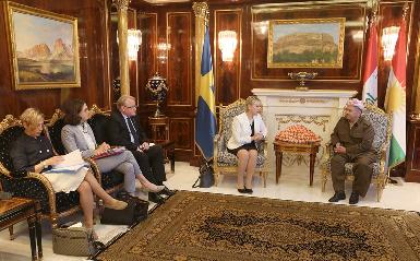 Президент Барзани принял шведскую правительственную делегацию