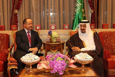 Обновлено: Президент Барзани и король Саудовской Аравии Салман  встретились в Эр-Рияде