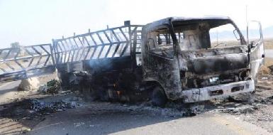 Груженый взрывчаткой автомобиль взорван на КПП шиитского ополчения на севере Ирака