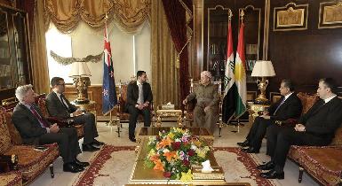 Президент Курдистана встретился с посланниками Новой Зеландии и Австралии 