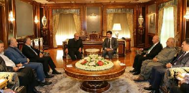 Нечирван Барзани встретился с иранской делегацией, чтобы обсудить артобстрел границ Курдистана