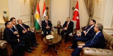 Президент Барзани проводит встречи в Турции