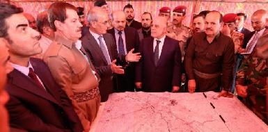 Абади посетил Киркук для обсуждения военных планов с чиновниками пешмерга