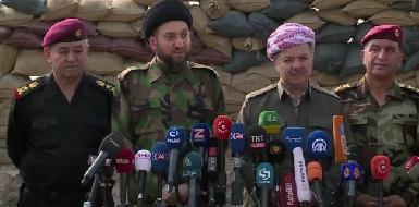 Президент Курдистана и глава Верховного Исламского Совета Ирака посетили линию фронта около Мосула 