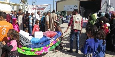 "Благотворительный Фонд Барзани" доставил гуманитарную помощь для 595 новых перемещенных семей 