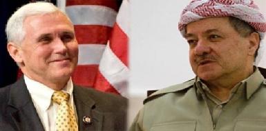 Пенс и Барзани обсудили американскую поддержку Курдистана