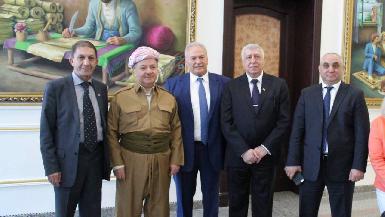 Президент Барзани принял делегацию Федерации курдских общин