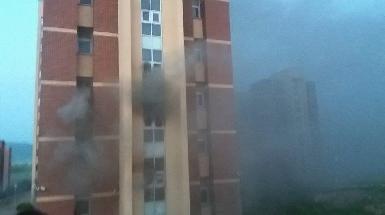 Пожар в общежитии Сулеймании