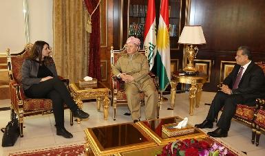 Президент Барзани встретился с новым консулом Италии
