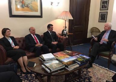 Глава СБ Курдистана встретился с сенатором Маккейном