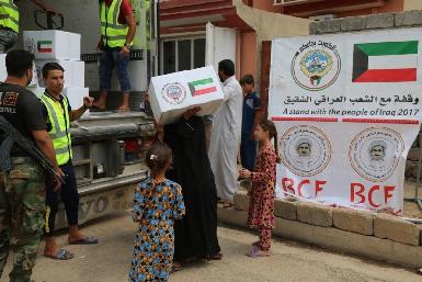 "Благотворительный фонд Барзани" доставил продовольственную помощь населению Западного Мосула