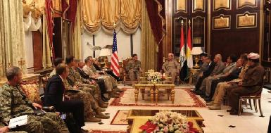 Президент Курдистана встретился с высшими военными чиновниками США