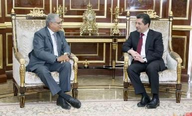 Глава СБ Курдистана встретился с замглавы МИД Индии по экономическим связям  