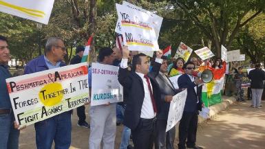 Курды в Вашингтоне протестуют против "безразличия к иракскому эмбарго против Курдистана"