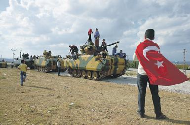 Турция приступила к оккупации части Сирии