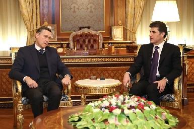 Посол Германии встретился с главой правительства Курдистана