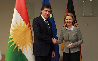 Премьер-министр Курдистана и министр обороны Германии обсудили поддержку сил пешмерга