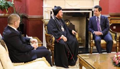Масрур Барзани встретился с архиепископом Курдистана