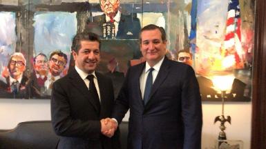 Масрур Барзани обсуждает кризис отношений Эрбиля и Багдада с американскими сенаторами