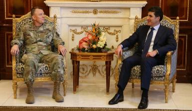 Нечирван Барзани встретился с американской военной делегацией