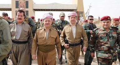 Масуд Барзани посетил курдские силы пешмерга