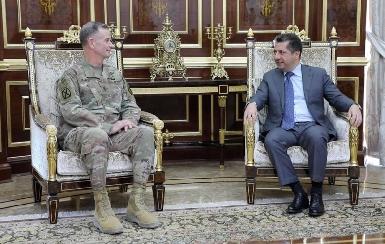 Масрур Барзани и командующий США обсудили вопросы безопасности в спорных районах